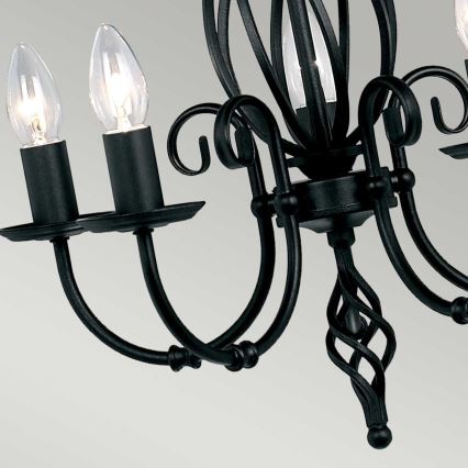 Elstead - Pendel med kædeophæng ARTISAN 5xE14/60W/230V