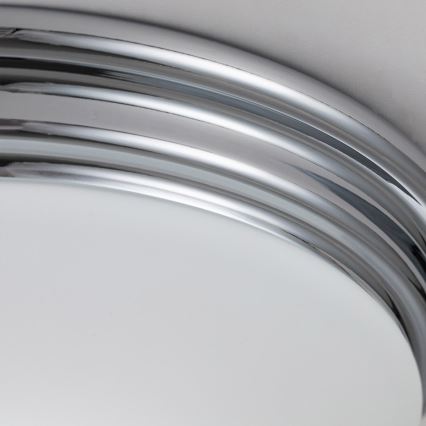 Elstead - LED loftlampe til badeværelse BROMPTON 1xGX53/5,7W/230V IP44 mat krom