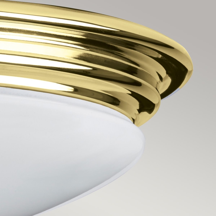 Elstead - LED loftlampe til badeværelse BROMPTON 1xGX53/5,7W/230V IP44 guldfarvet