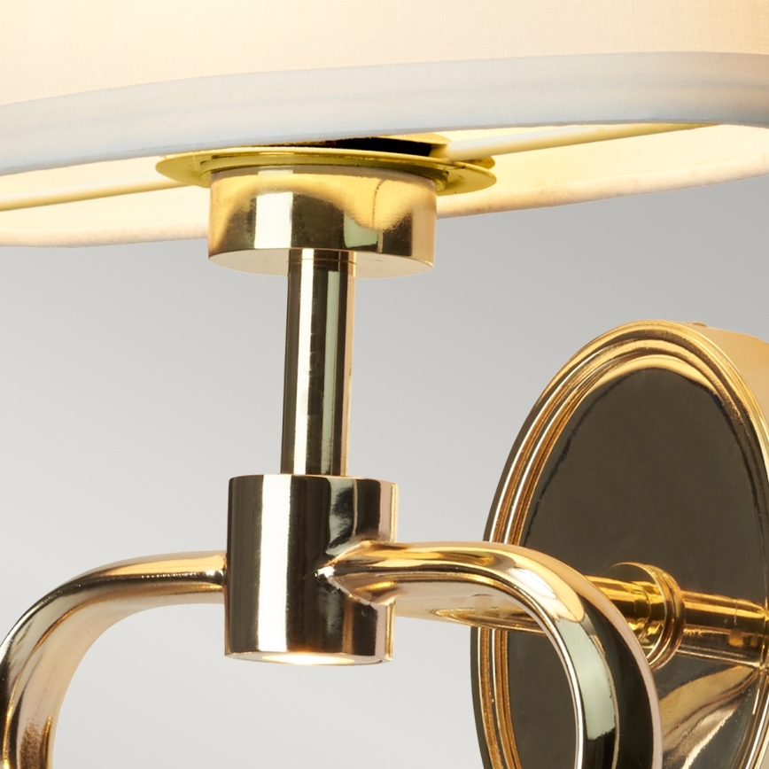 Elstead BATH-FALMOUTH-FG - LED væglampe til badeværelse FALMOUTH 1xG9/3W/230V + LED/1W IP44