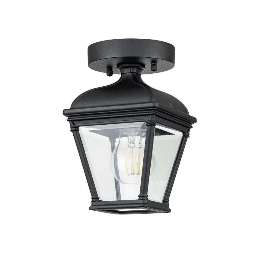 Elstead - Udendørs loftlampe BAYVIEW 1xE27/60W/230V IP44 sort