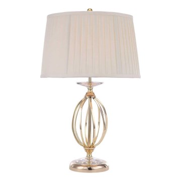 Elstead - Bordlampe AEGEAN 1xE27/60W/230V guldfarvet