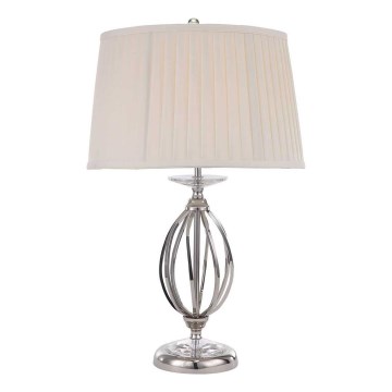 Elstead - Bordlampe AEGEAN 1xE27/60W/230V skinnende krom