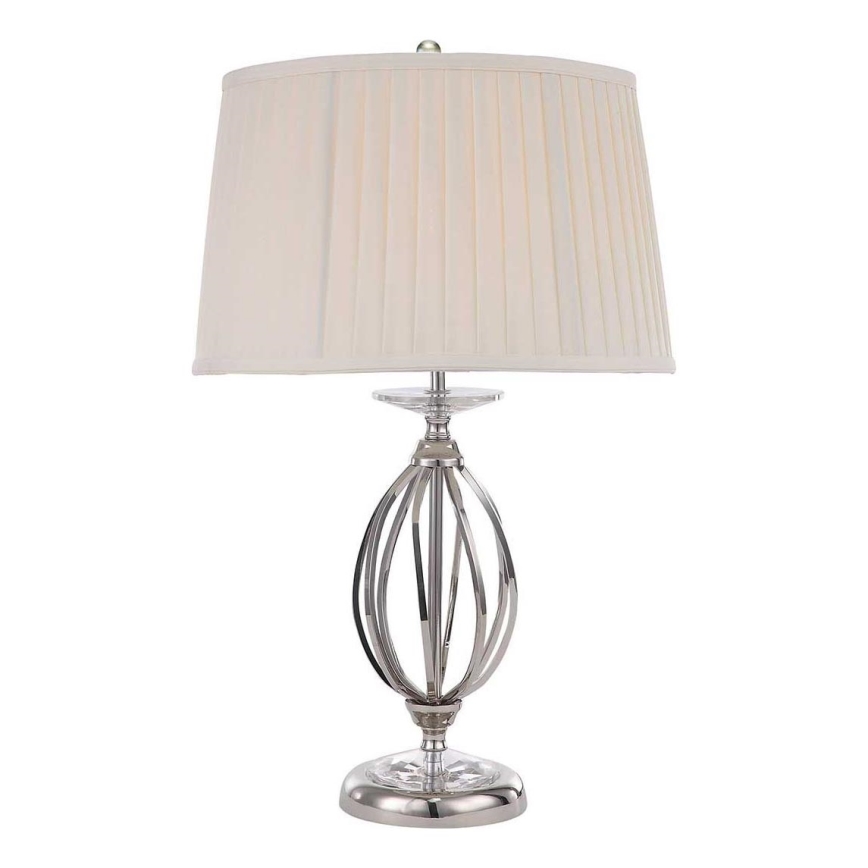 Elstead - Bordlampe AEGEAN 1xE27/60W/230V skinnende krom