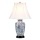 Elstead - Bordlampe BLÅ GINGER JAR 1xE27/60W/230V
