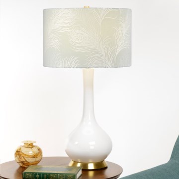 Elstead - Bordlampe MILO 1xE27/60W/230V grå