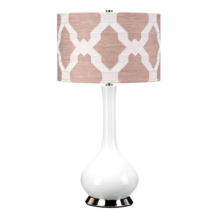 Elstead - Bordlampe MILO 1xE27/60W/230V lyserød