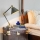 Elstead - Bordlampe PROVENCE ELEMENT 1xE27/60W/230V grå