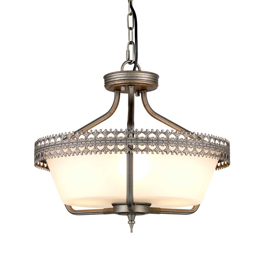 Elstead - Loftlampe CROWN 3xE27/60W/230V