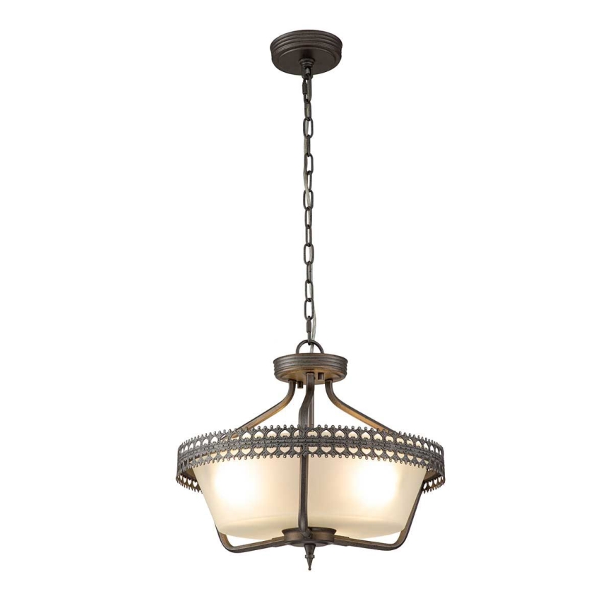 Elstead - Loftlampe CROWN 3xE27/60W/230V