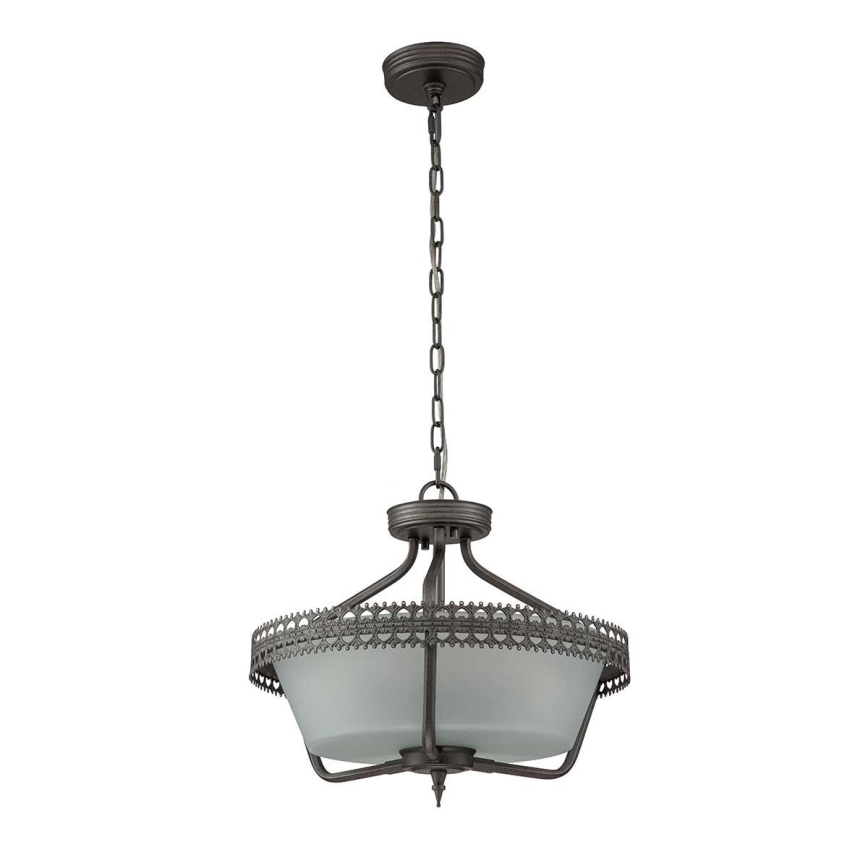 Elstead - Loftlampe CROWN 3xE27/60W/230V