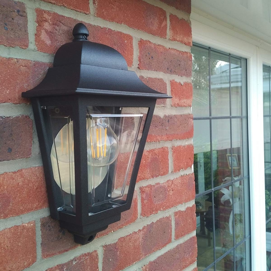 Elstead - Udendørs væglampe DECO LANE 1xE27/60W/230V IP44 sort