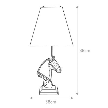 Elstead - Bordlampe ECLIPSE 1xE27/40W/230V