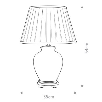 Elstead - Bordlampe LINYI 1xE27/60W/230V