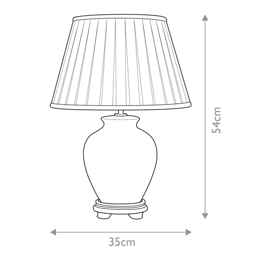 Elstead - Bordlampe LINYI 1xE27/60W/230V