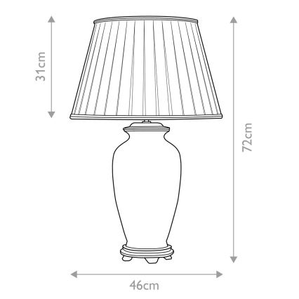 Elstead - Bordlampe PING 1xE27/60W/230V