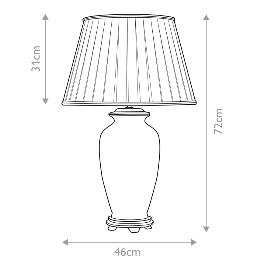 Elstead - Bordlampe PING 1xE27/60W/230V