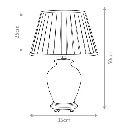 Elstead - Bordlampe SOLING 1xE27/60W/230V