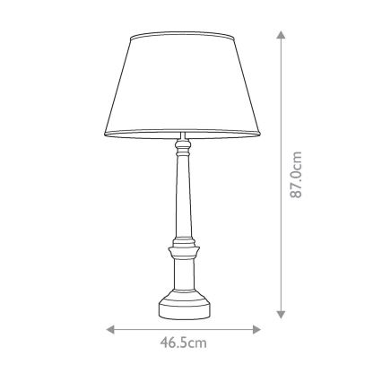 Elstead - Bordlampe STRASBOURG 1xE27/60W/230V
