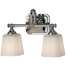 Elstead FE-CONCORD2-BATH - LED væglampe til badeværelse CONCORD 2xG9/3W/230V IP44