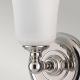 Elstead FE-HUGOLAKE1BATH - LED væglampe til badeværelse HUGOLAKE 1xG9/3W/230V IP44