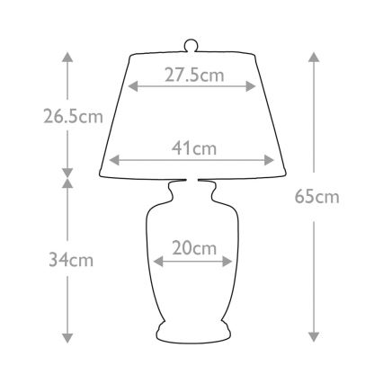 Elstead - Bordlampe GOLD BIRDS 1xE27/60W/230V