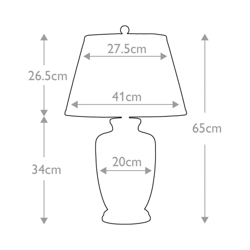Elstead - Bordlampe GOLD BIRDS 1xE27/60W/230V