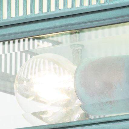 Elstead - Udendørs loftlampe HOLBORN 2xE27/60W/230V IP44 turkis