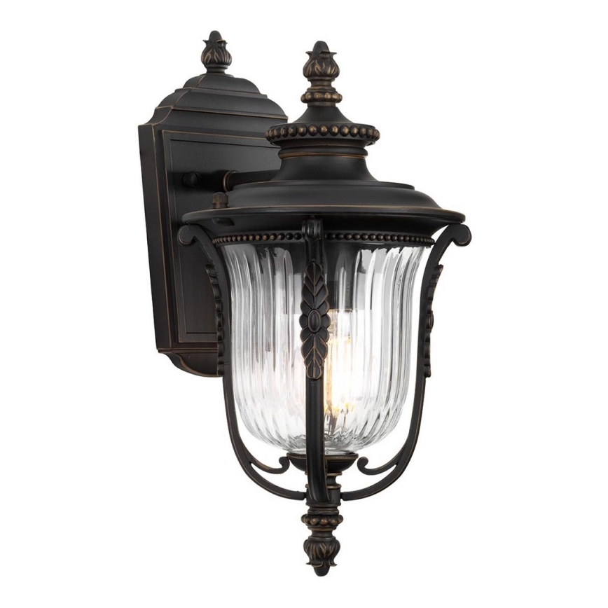 Elstead KL-LUVERNE2-S - Udendørs væglampe LUVERNE 1xE27/100W/230V IP44