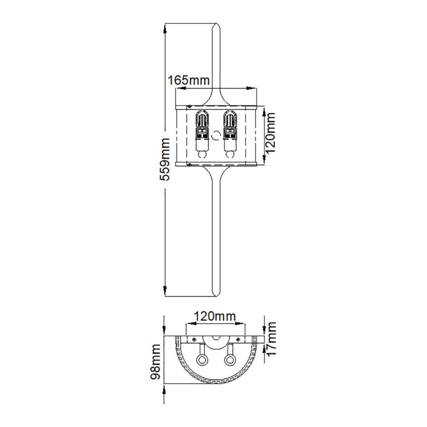 Elstead - LED badeværelseslampe MONA 2xG9/3,5W/230V IP44 mat krom