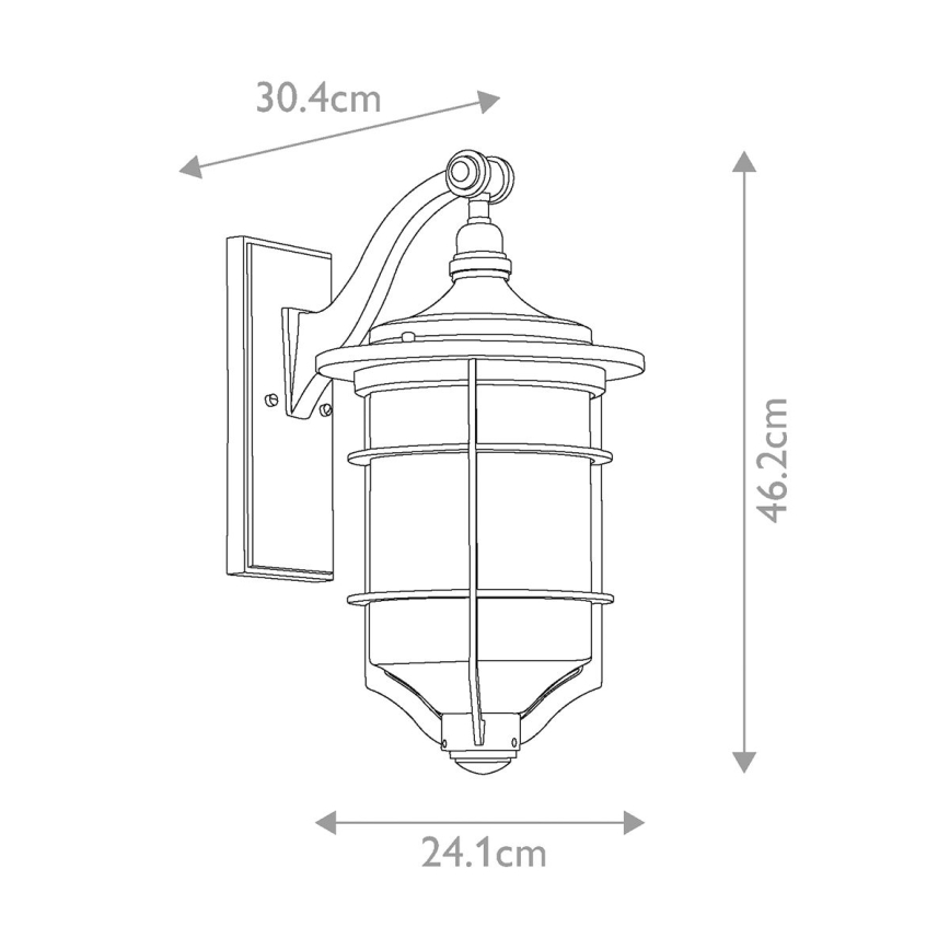 Elstead KL-ROYAL-MARINE2-M - Udendørs væglampe ROYAL 1xE27/60W/230V IP44