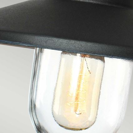 Elstead - Udendørsarmatur KLAMPENBORG 1xE27/60W/230V IP44 sort
