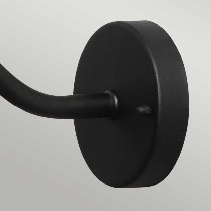 Elstead - Udendørsarmatur KLAMPENBORG 1xE27/60W/230V IP44 sort
