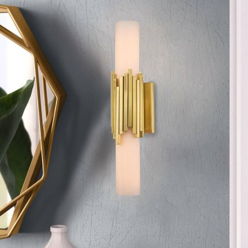 Elstead - LED badeværelsesvæglampe MARVELE 2xG9/4W/230V IP44