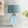 Elstead - LED bordlampe LENA 1xE27/40W/230V + 1xGU10/7W 74 cm blå