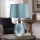 Elstead - LED bordlampe LENA 1xE27/60W/230V + 1xGU10/7W 60,5 cm blå