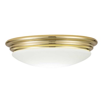 Elstead - LED loftlampe til badeværelse BROMPTON 1xGX53/5,7W/230V IP44 guldfarvet