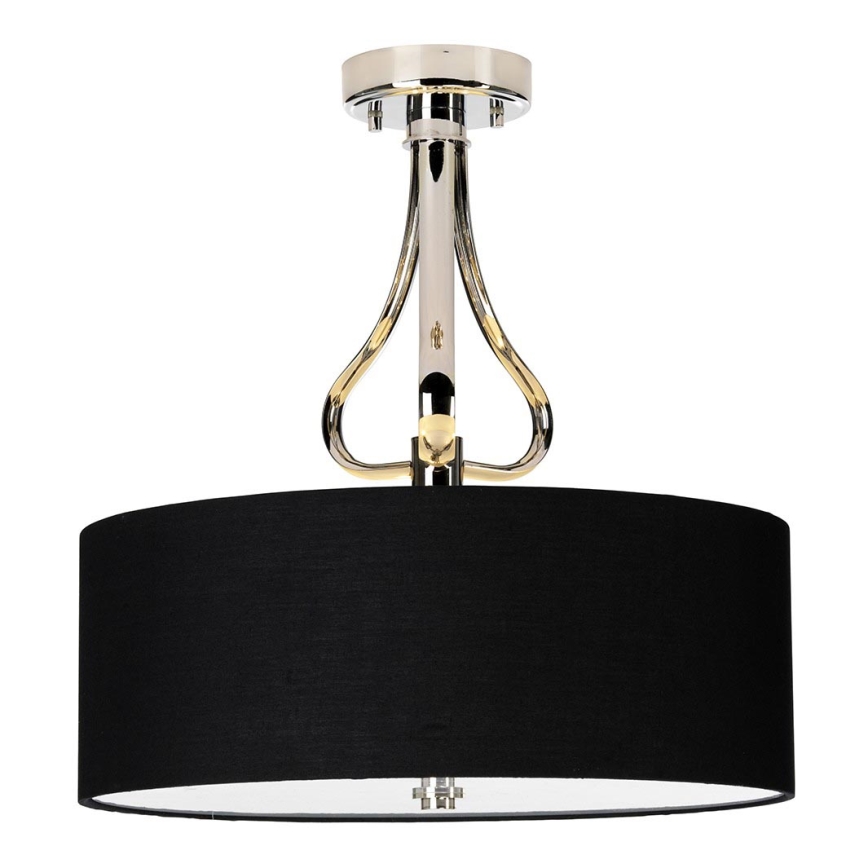 Elstead - LED loftlampe til badeværelse FALMOUTH 1xG9/3W/230V IP44 sort/skinnende krom