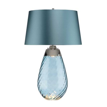 Elstead - LED bordlampe LENA 1xE27/40W/230V + 1xGU10/7W 74 cm blå