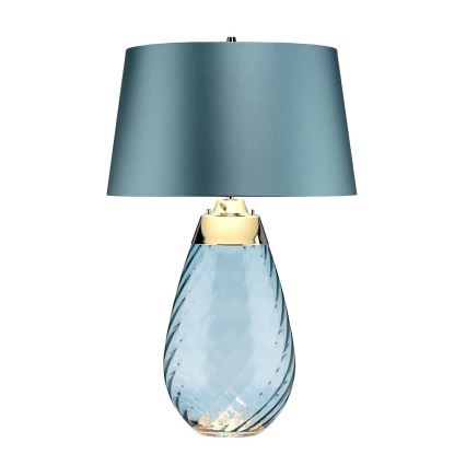 Elstead - LED bordlampe LENA 1xE27/40W/230V + 1xGU10/7W 74 cm blå