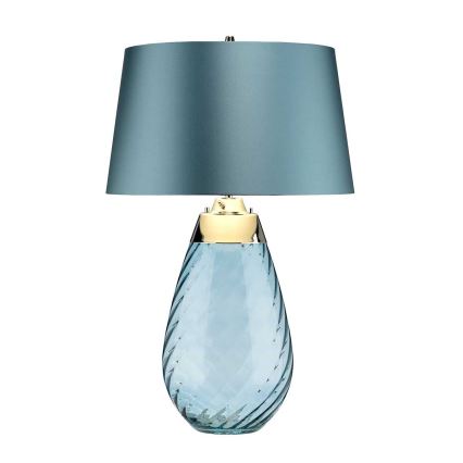Elstead - LED bordlampe LENA 1xE27/40W/230V + 1xGU10/7W 74 cm blå