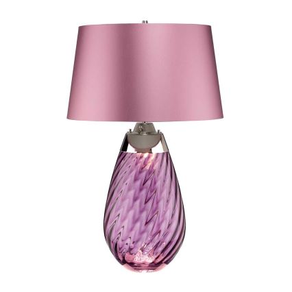 Elstead - LED bordlampe LENA 1xE27/40W/230V + 1xGU10/7W 74 cm lyserød