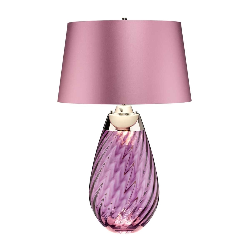 Elstead - LED bordlampe LENA 1xE27/40W/230V + 1xGU10/7W 74 cm lyserød