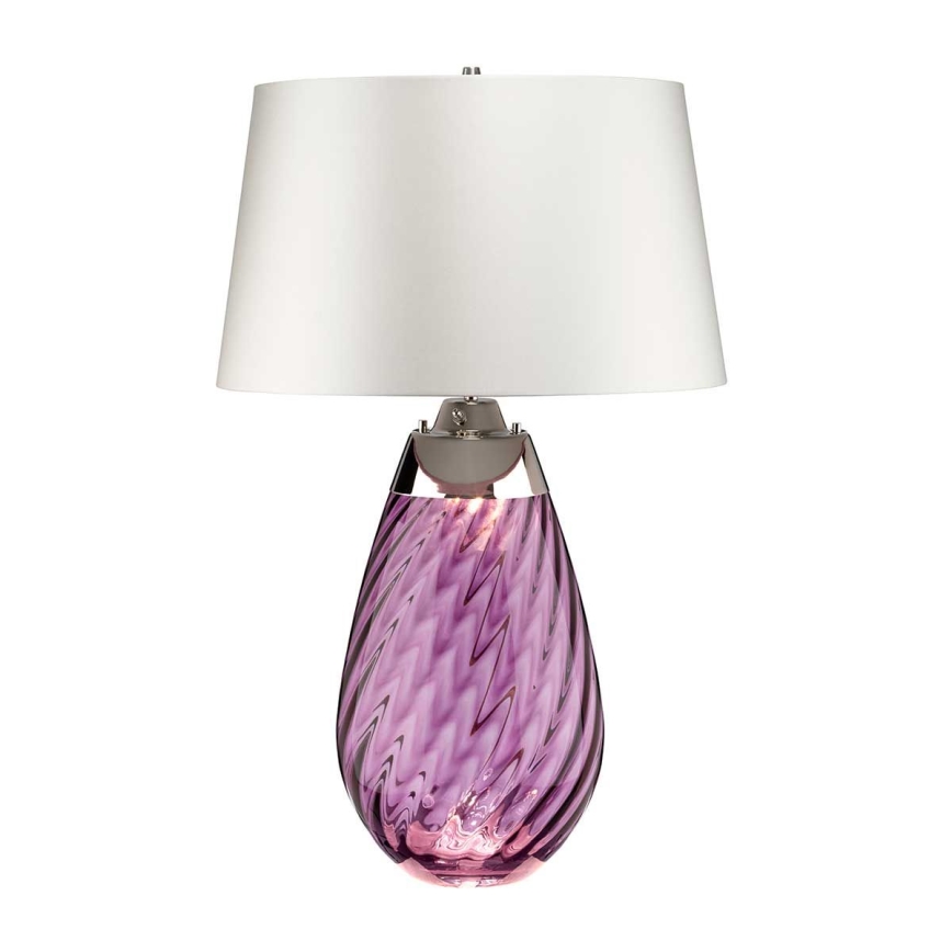 Elstead - LED bordlampe LENA 1xE27/40W/230V + 1xGU10/7W 74 cm lyserød/hvid