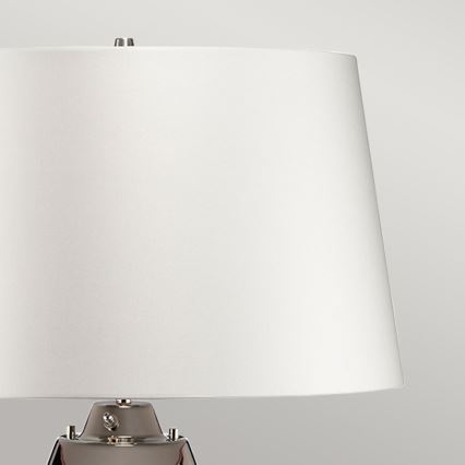 Elstead - LED bordlampe LENA 1xE27/40W/230V + 1xGU10/7W 74 cm lyserød/hvid