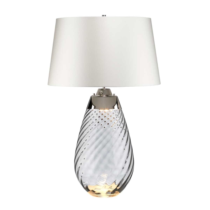 Elstead - LED bordlampe LENA 1xE27/40W/230V + 1xGU10/7W 74 cm hvid