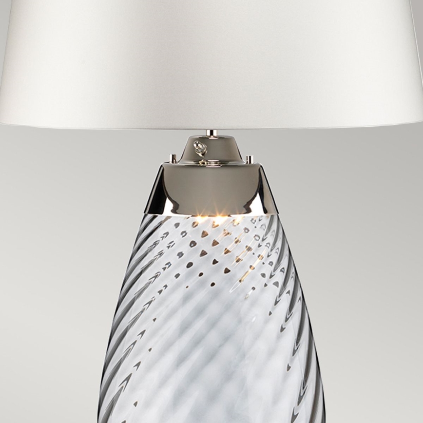 Elstead - LED bordlampe LENA 1xE27/40W/230V + 1xGU10/7W 74 cm hvid