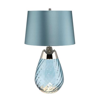 Elstead - LED bordlampe LENA 1xE27/60W/230V + 1xGU10/7W 60,5 cm blå