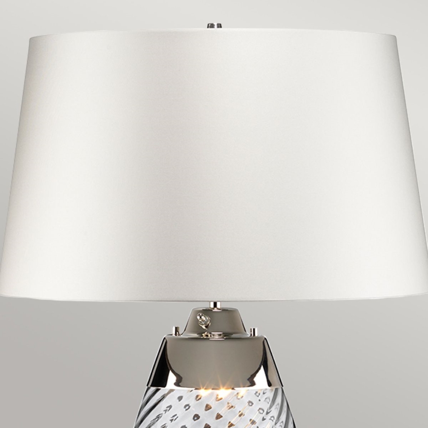 Elstead - LED bordlampe LENA 1xE27/60W/230V + 1xGU10/7W 60,5cm blå/hvid