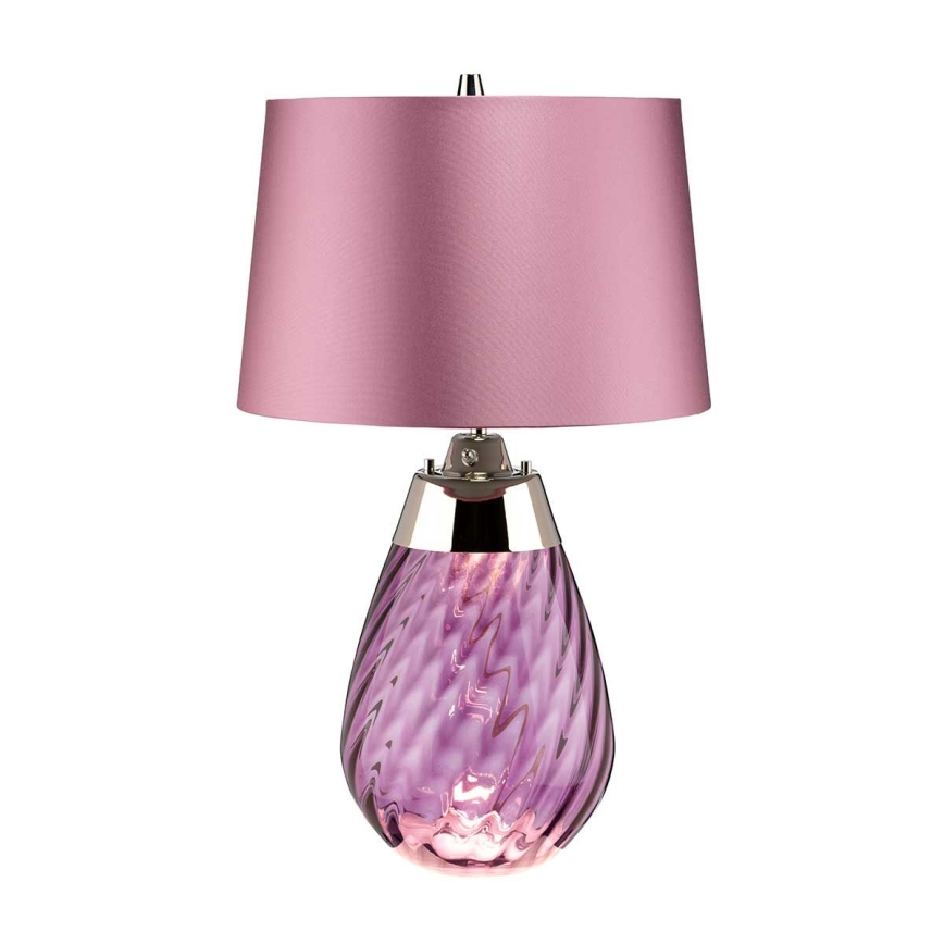 Elstead - LED bordlampe LENA 1xE27/60W/230V + 1xGU10/7W 60,5 cm lyserød